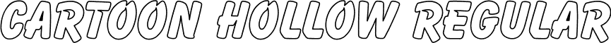 Cartoon Hollow Regular font - BUSH.ttf