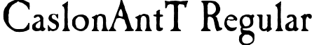 CaslonAntT Regular font - CaslonAntT.ttf