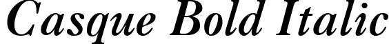 Casque Bold Italic font - CASQBI.ttf