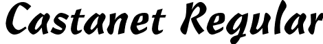 Castanet Regular font - Castanet.ttf