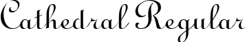 Cathedral Regular font - Cathedral Regular.ttf