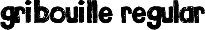 Gribouille Regular font - Gribouille.ttf