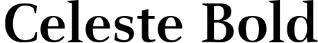 Celeste Bold font - CelesteBold.ttf