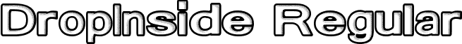 DropInside Regular font - DropInside.ttf