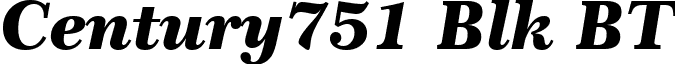 Century751 Blk BT font - tt1187m_.ttf