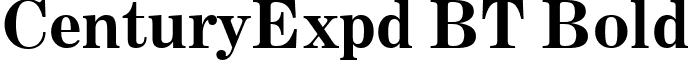 CenturyExpd BT Bold font - CenExpBd.ttf