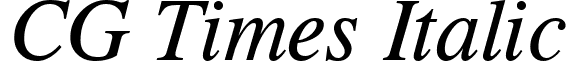 CG Times Italic font - CG Times Italic font.ttf