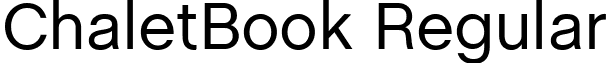 ChaletBook Regular font - ChaletBook.ttf