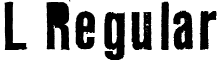 L Regular font - LLRG.ttf