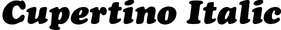 Cupertino Italic font - CupertinoItalic.ttf
