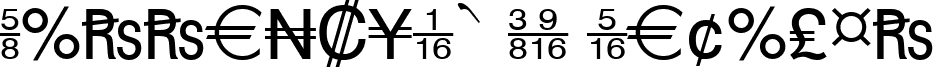 CurrencyPi BT Regular font - CurrencyPiBT.ttf