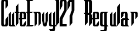 CuteEnvy127 Regular font - CuteEnvy127Regularttcon.ttf