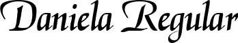Daniela Regular font - calligraphic-inkdaniela-regular.ttf