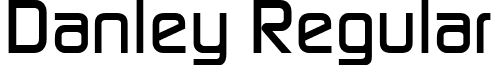 Danley Regular font - Danley.ttf