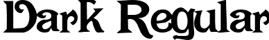 Dark Regular font - DarkRegularttnorm.ttf