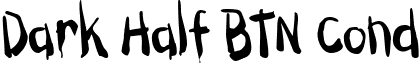 Dark Half BTN Cond font - DarkHalfBTNCond.ttf