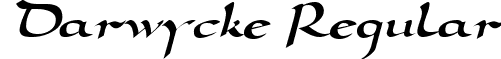 Darwycke Regular font - darwycke.ttf