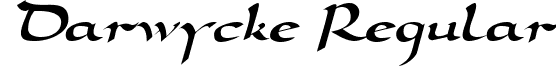 Darwycke Regular font - darwyckeregular.ttf