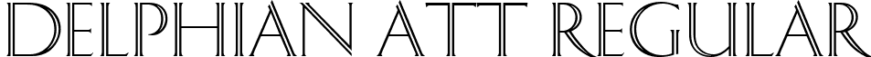 Delphian ATT Regular font - DelphianATT.ttf