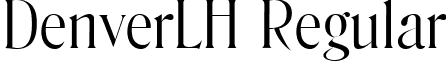 DenverLH Regular font - DenverLHRegular.ttf