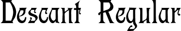 Descant Regular font - de.ttf