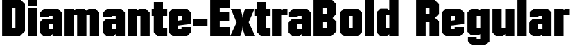 Diamante-ExtraBold Regular font - Diamante-ExtraBold.ttf