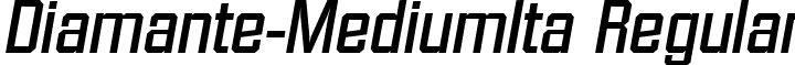 Diamante-MediumIta Regular font - Diamante-MediumIta.ttf