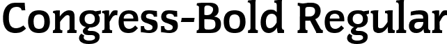 Congress-Bold Regular font - Congress-Bold.ttf