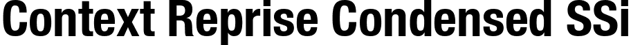 Context Reprise Condensed SSi font - ContextRepriseCondensedSSiBoldCondensed.ttf