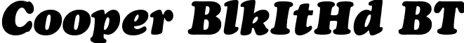 Cooper BlkItHd BT font - Coopblia.ttf