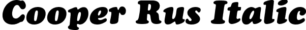 Cooper Rus Italic font - COOPERI.ttf