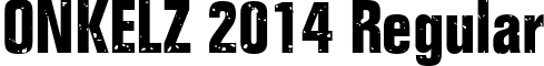 ONKELZ 2014 Regular font - ONKELZ 2014.ttf