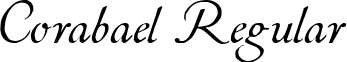 Corabael Regular font - CO.ttf