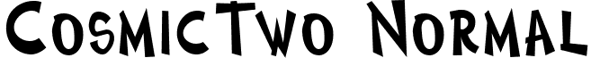 CosmicTwo Normal font - COSMIC20.ttf