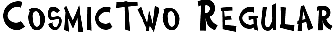 CosmicTwo Regular font - cosmic2n.ttf