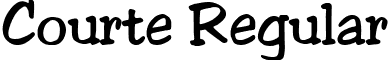 Courte Regular font - courte.ttf