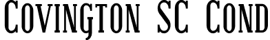 Covington SC Cond font - Coving23.ttf
