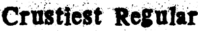 Crustiest Regular font - Cr.ttf