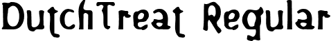 DutchTreat Regular font - Dut.ttf