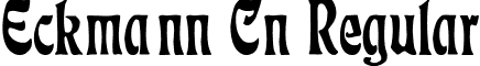 Eckmann Cn Regular font - EckmannCn.ttf