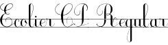 EcolierCP Regular font - ec_cp.ttf