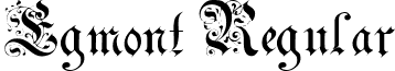 Egmont Regular font - EGM159.ttf