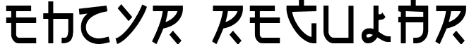 Ehcyr Regular font - Eh.ttf