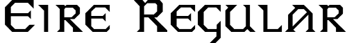 Eire Regular font - EIRE.ttf