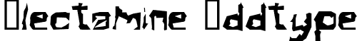 Electamine Oddtype font - ELECO___.ttf