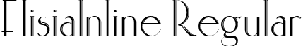 ElisiaInline Regular font - ElisiaInline.ttf