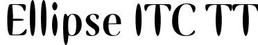 Ellipse ITC TT font - ELIPSBD.ttf