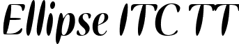 Ellipse ITC TT font - ELIPSBDI.ttf