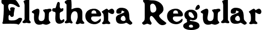 Eluthera Regular font - eluthera.ttf