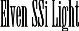 Elven SSi Light font - ElvenSSiLight.ttf